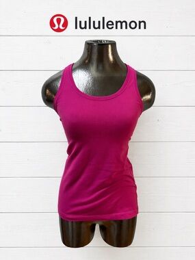 LULULEMON Pink Racerback Tank Size S